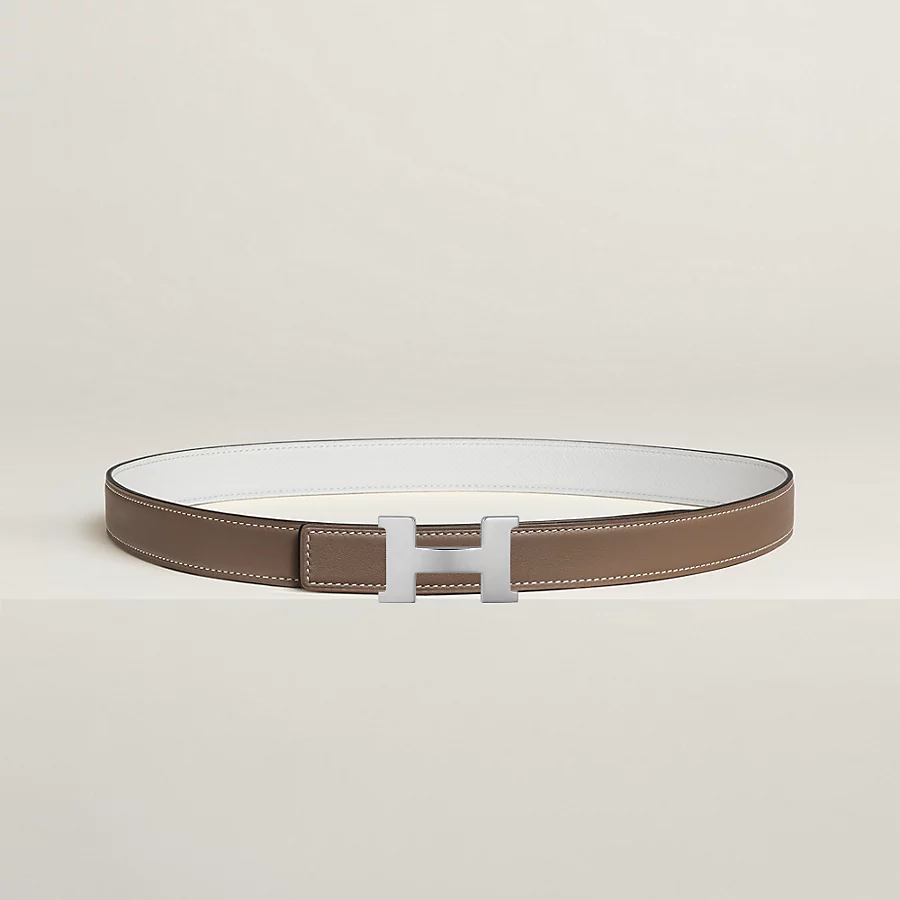 Mini Constance belt buckle & Reversible leather strap 24 mm - Image 2